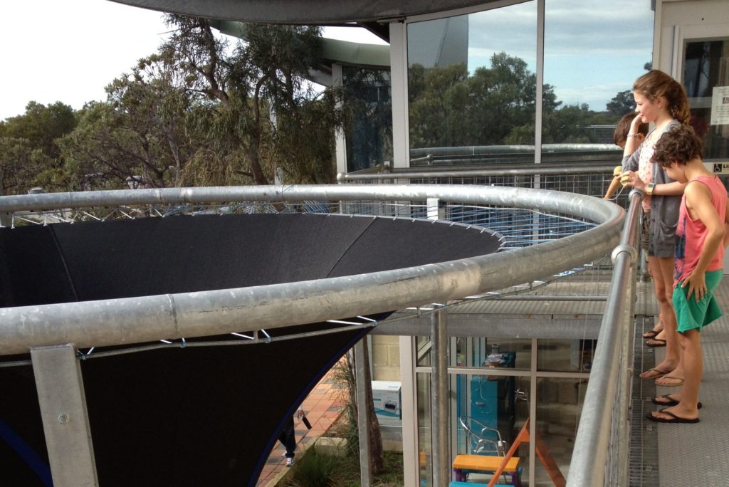 Leaning Tower of Gingin at the Gravity Discovery Centre in Western Australia