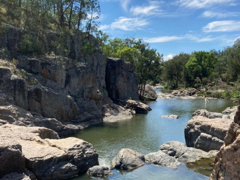 Rocky Creek Glacial Area near Bingara NSW by Nicole Piper