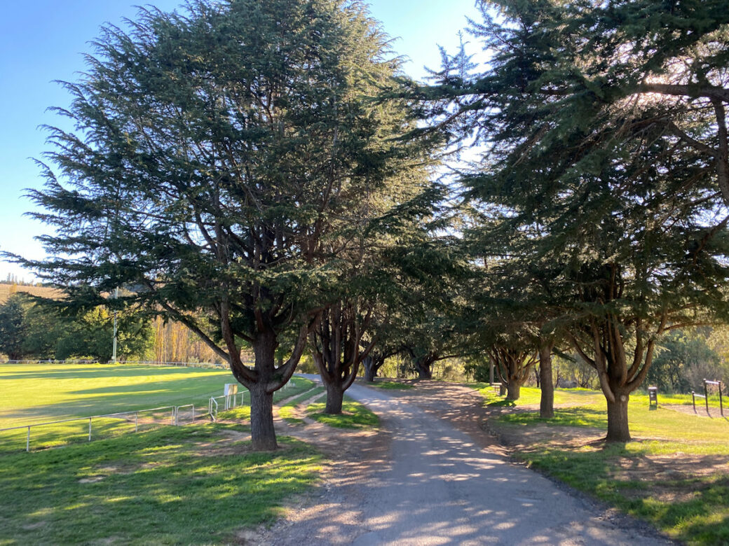 Facilities and amenities building at Joe O'Connor Park campground in Yass, NSW