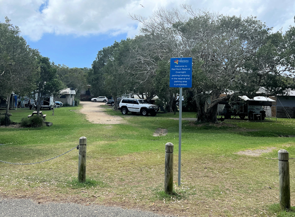 Campsite facilities and amenities at Reflections Holiday Parks, Red Rock NSW