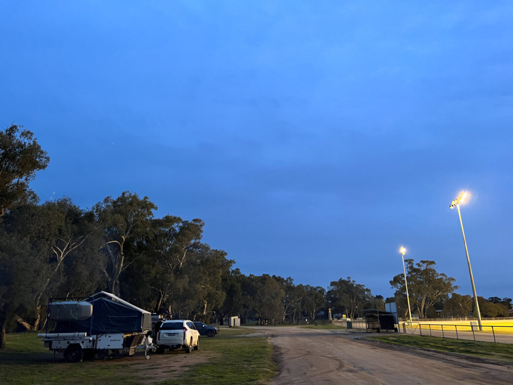 Nyah Rec Reserve floodlit
