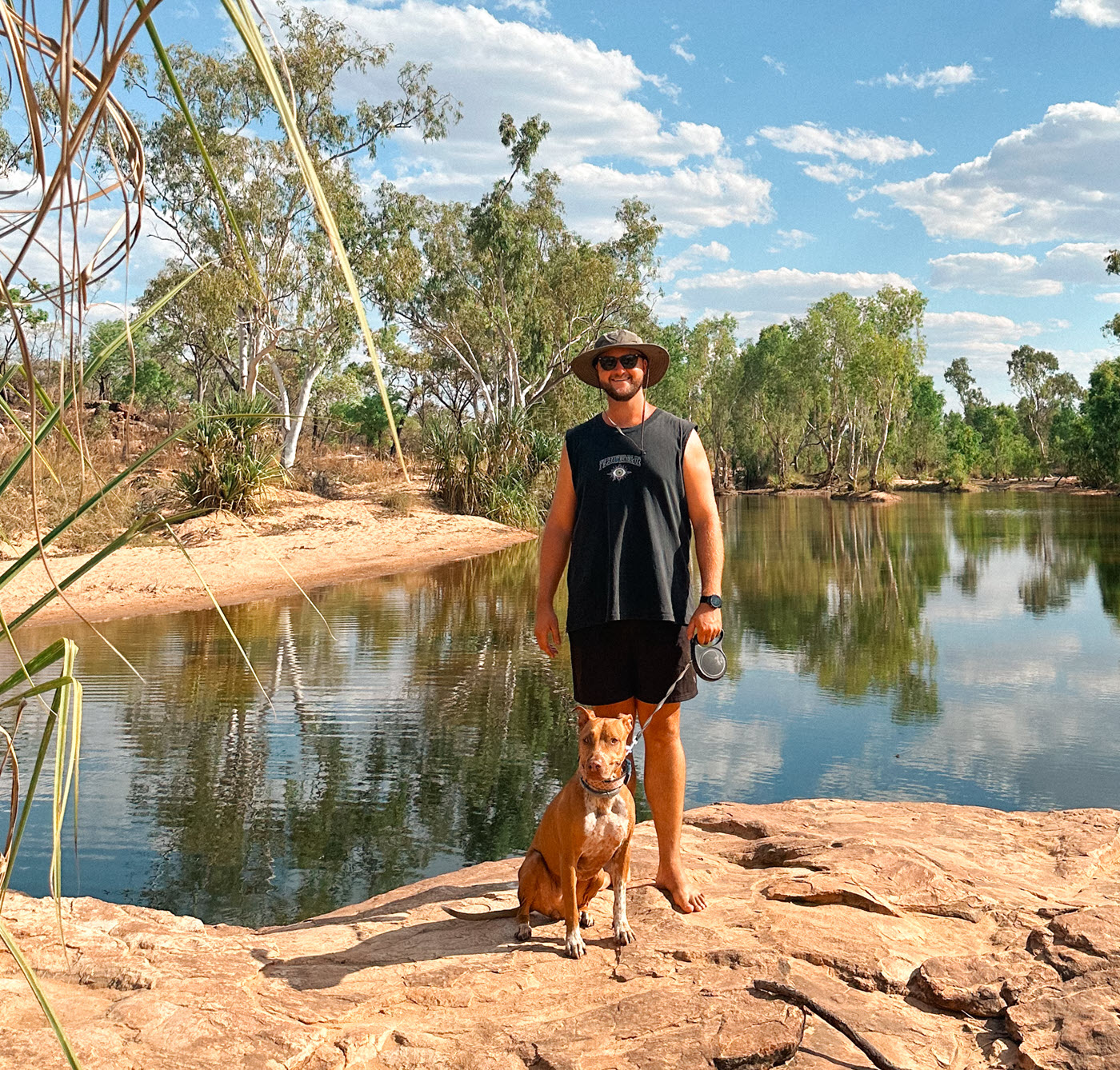 Dog friendly at the Gibb River Rest Area