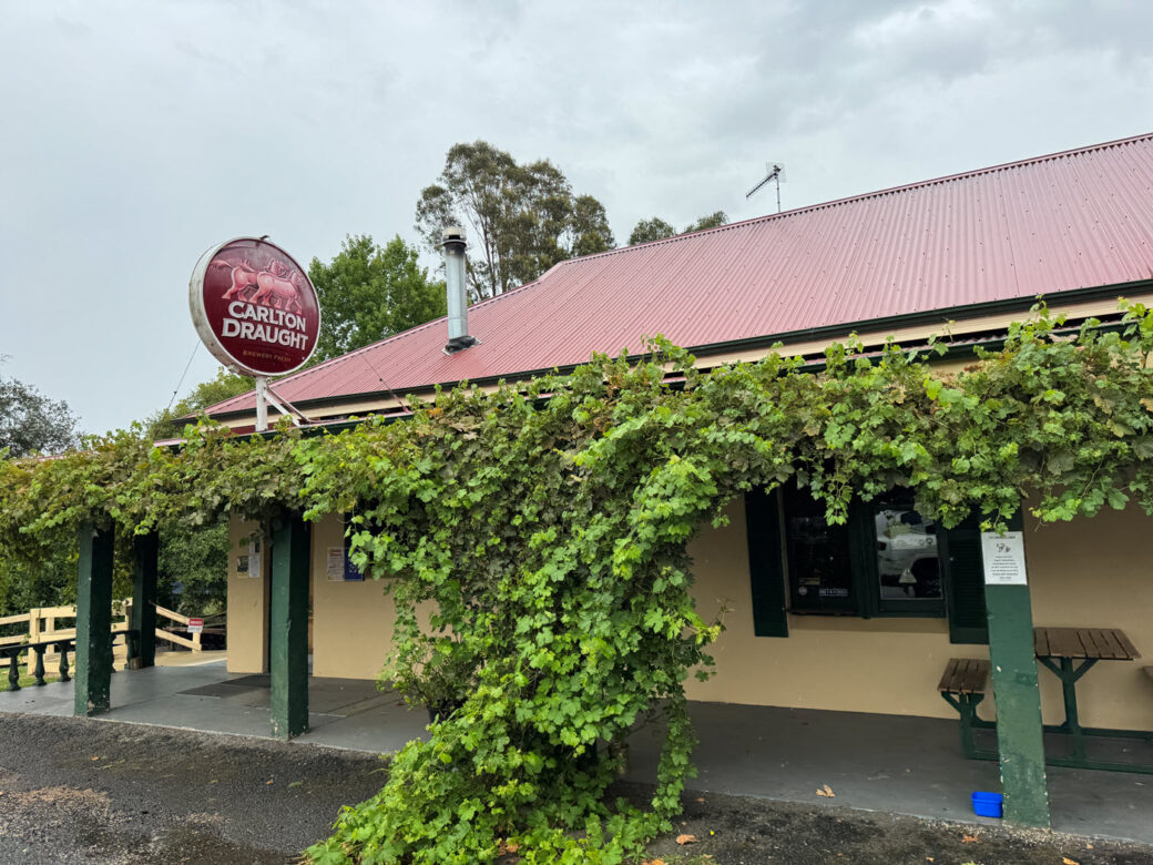 Historic Koetong Hotel, a classic country pub stop on the Upper Murray River route