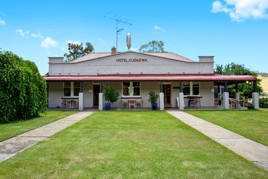 Cudgewa Hotel in Victoria, a traditional pub along the Upper Murray camping trail