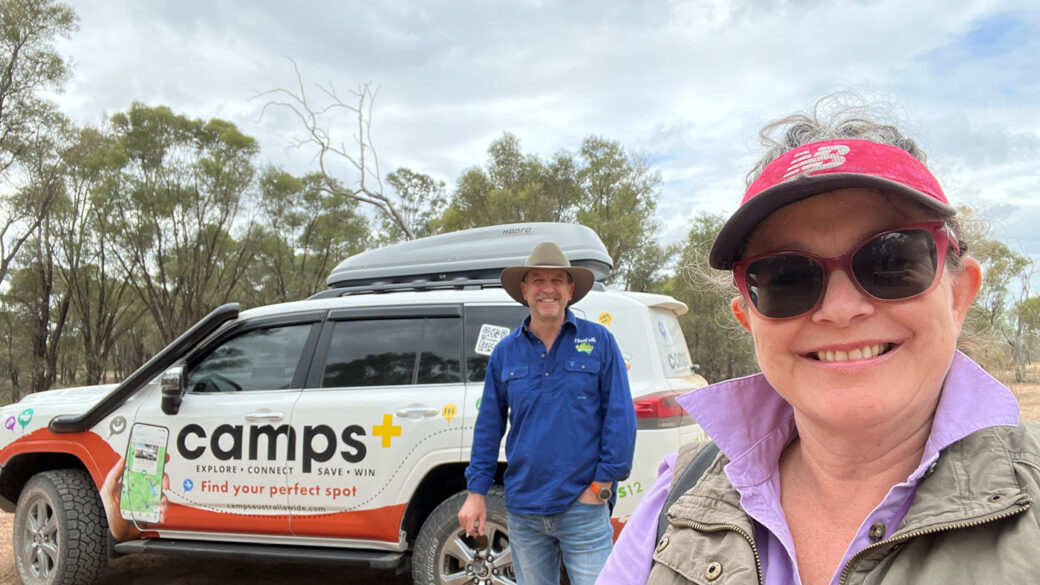 Camps Australia Wide 25th anniversary celebration cover featuring scenic Australian camping locations