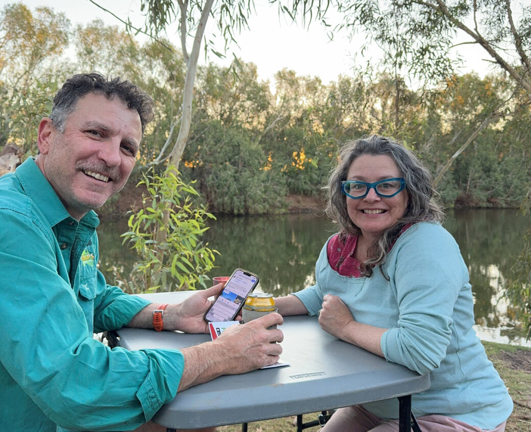 Coongan Pool natural swimming hole near Marble Bar in the Pilbara, Western Australia