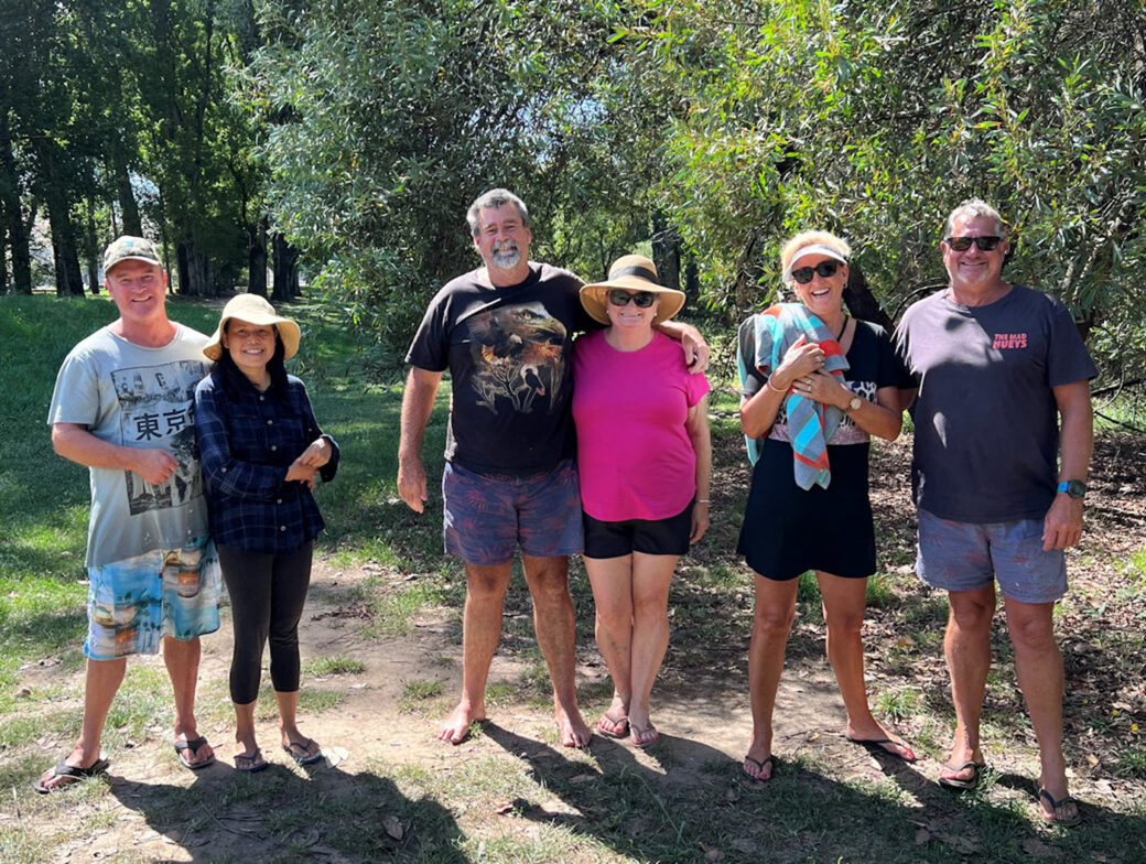 Riverside camping at Nariel Creek Recreation Reserve in Victoria with trees and clear water