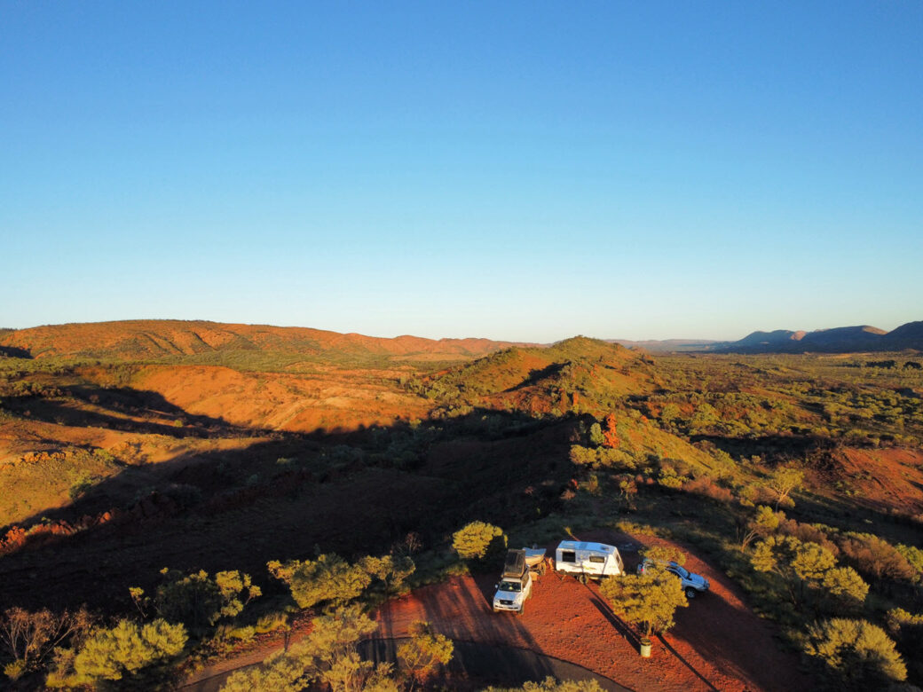 Panoramic views from Point Howard Lookout campsite, Northern Territory