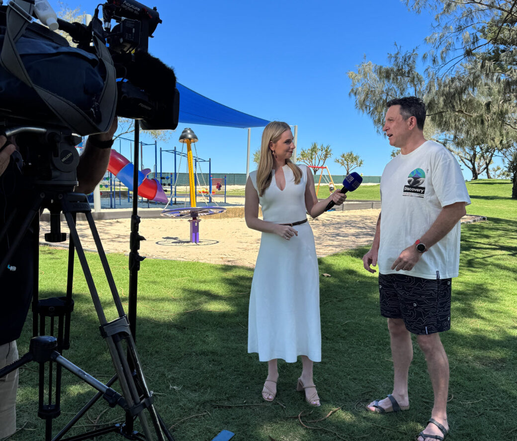Heatley and Bella from Nine News Media