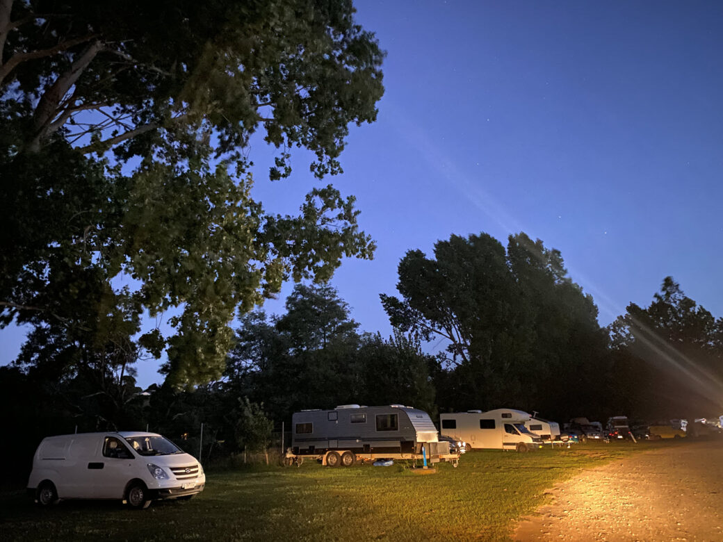 Forth Recreation Ground camping area in Forth, Tasmania Central Coast