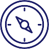 Compass icon representing 15,500+ verified camp sites across Australia