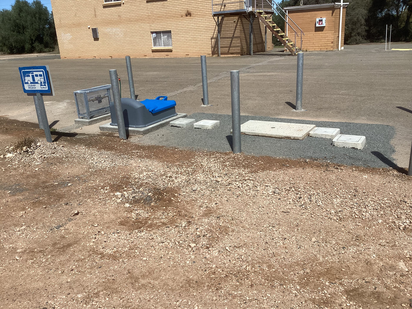 New dump point facility at Wallaroo, South Australia for caravan waste disposal