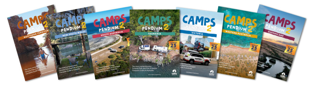 Camps Australia Wide Pendium 2 state covers promotional banner