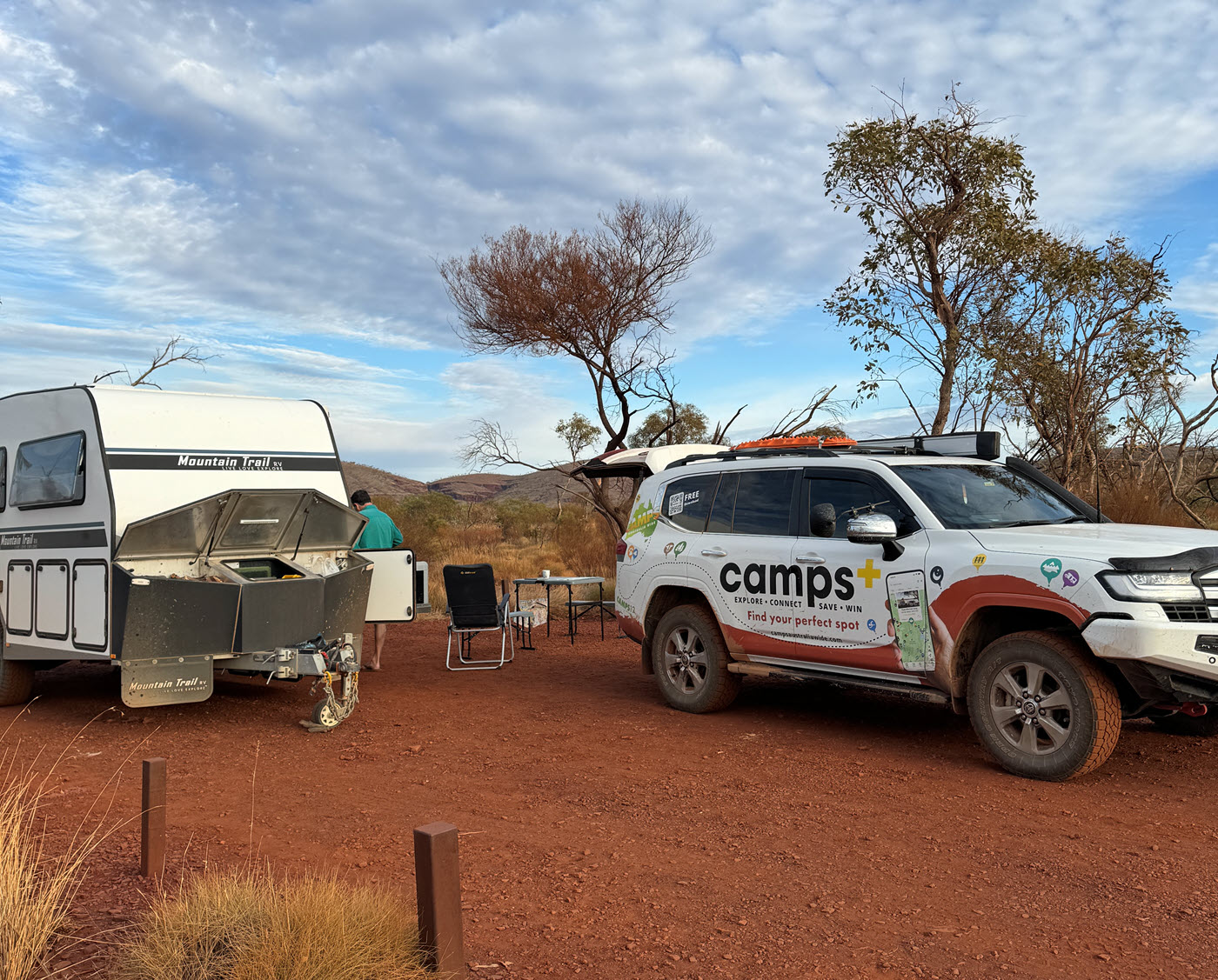 Heatley at Dales Gorge Campground, WA